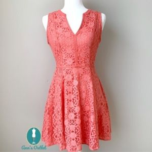 LC Lauren Conrad Dainty Laced Floral Dress 4